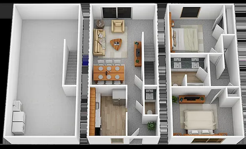 Floor plan Manistee Townhouse