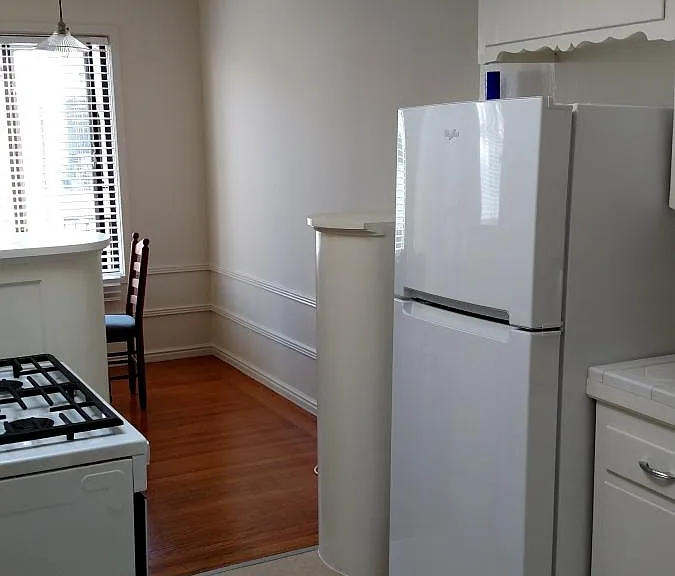 Kitchen view of breakfast room