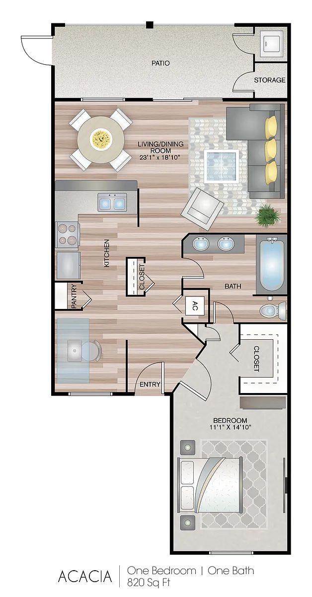Floor plan The Acacia
