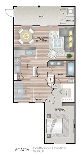 Floor plan The Acacia