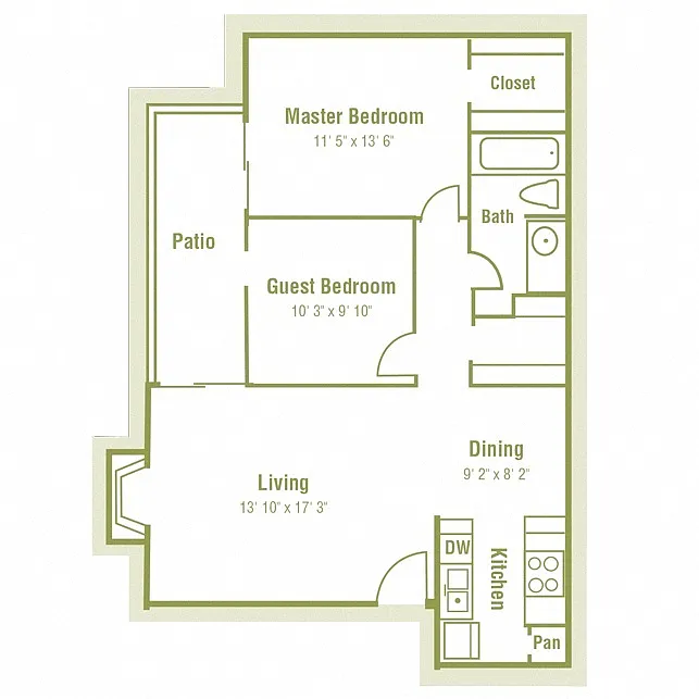 Floor plan Plan B1