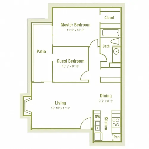 Floor plan Plan B1