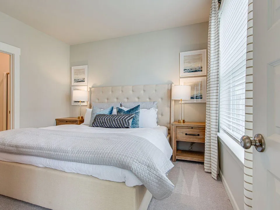Master Bedroom, 1st floor, large windows looking to the golf course