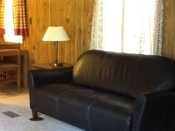 Leather couch