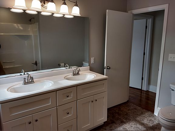 new fixtures in bathroom