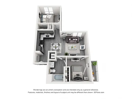 Floor plan B2A