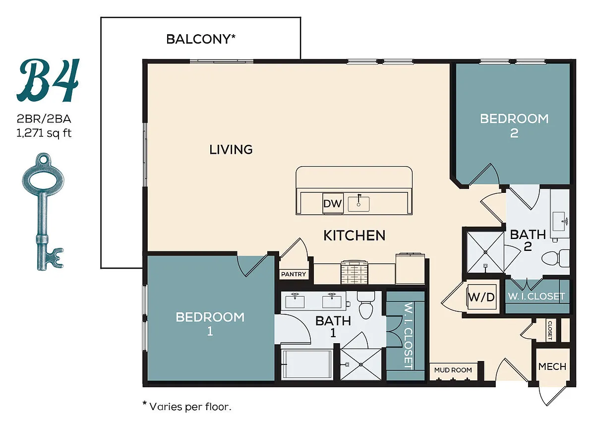 Floor plan B4