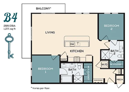 Floor plan B4