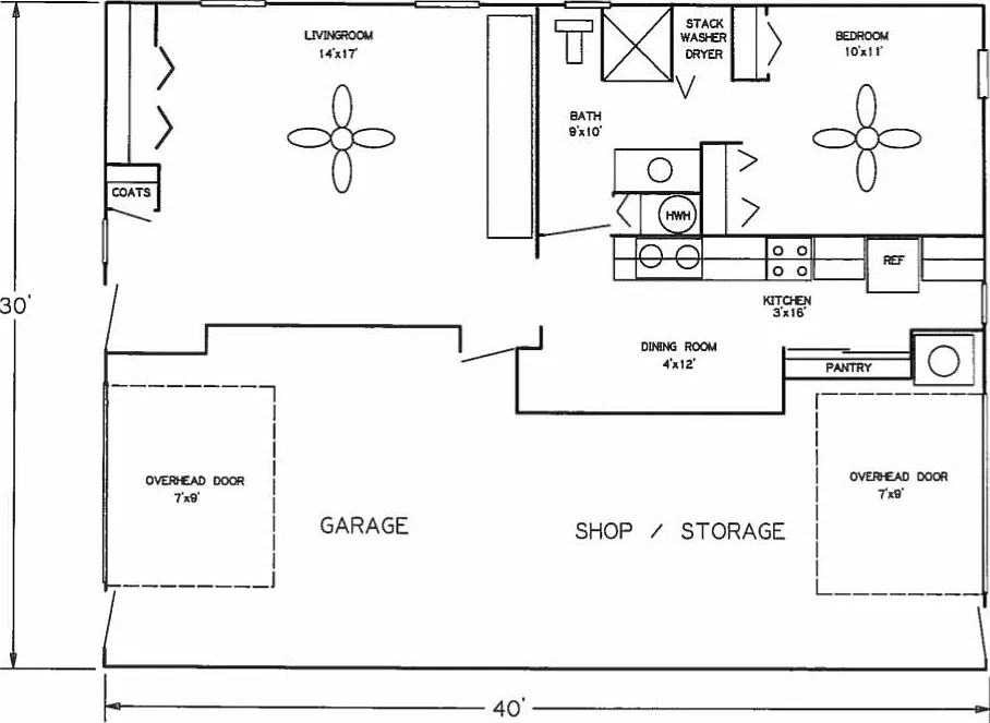 1 bed, 1200 sqft, $700 — Photo 3