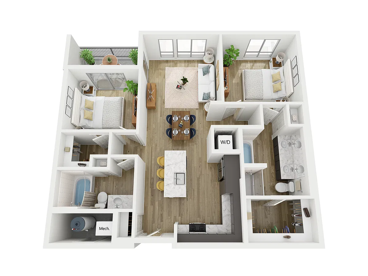 Floor plan B3