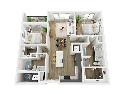 Floor plan B3