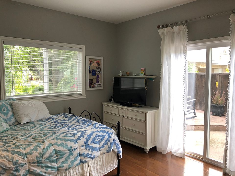 1st Floor Bedroom, view of private patio