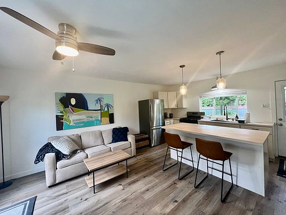 interior of ohana unit kitchen/living room