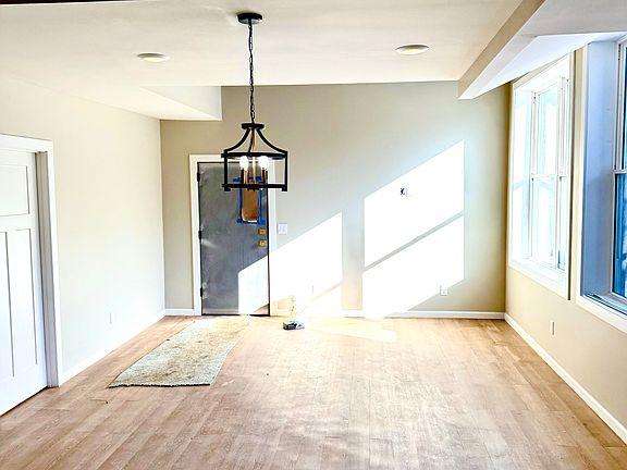 Spacious family room and dining area