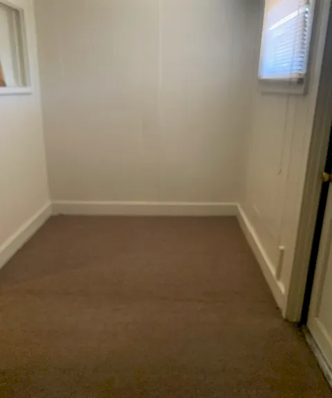 Bedroom with Built-in Dresser in Closet