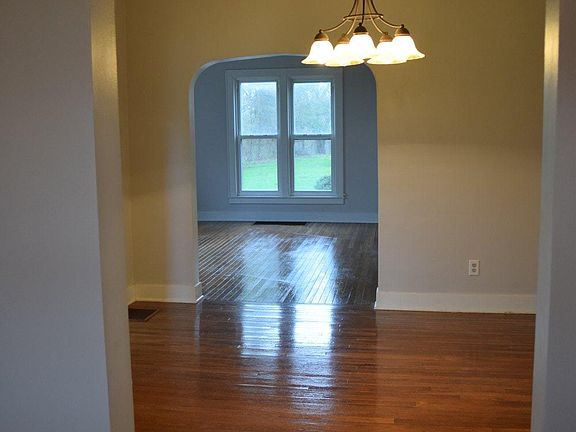 Looking from the kitchen into the DR and LR