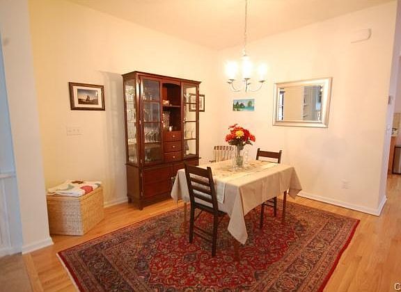 Formal Dining Room with sparkling hardwood floors!