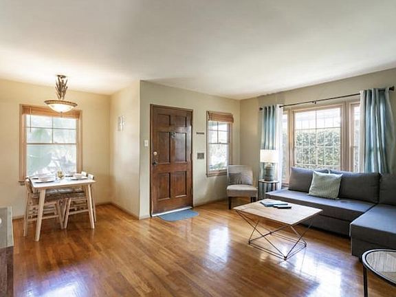 Front door to living room and dinning room.