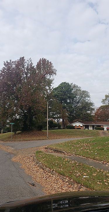 Looking NW towards lot 