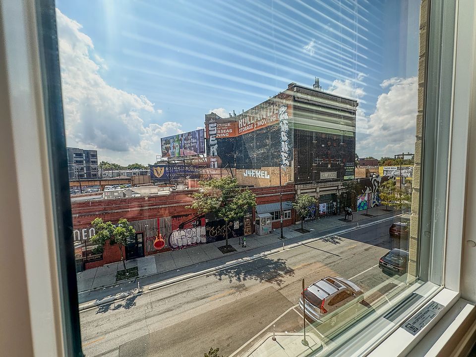 Living Room View Overlooking Milwaukee Avenue