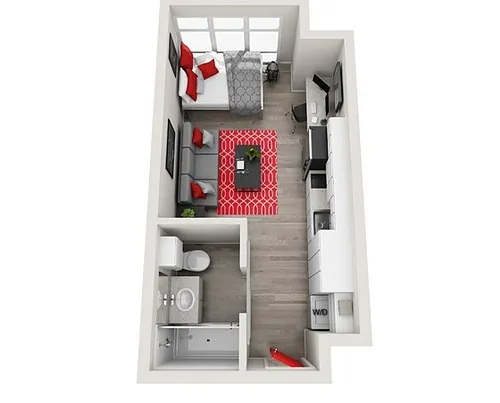 Floor plan Private Studio