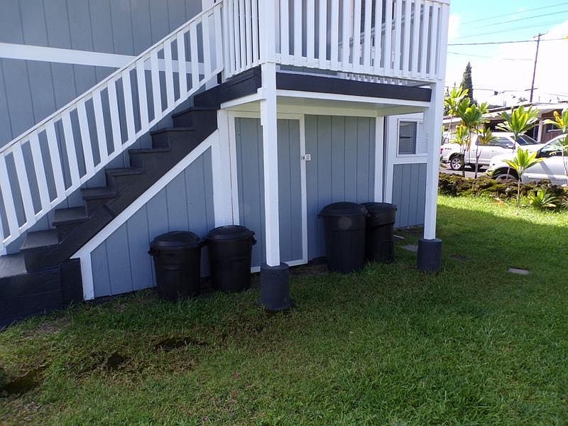 Trash pick up area