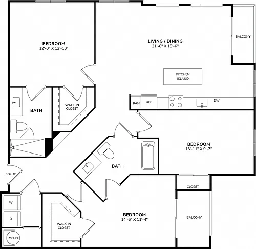 Floor plan C1a