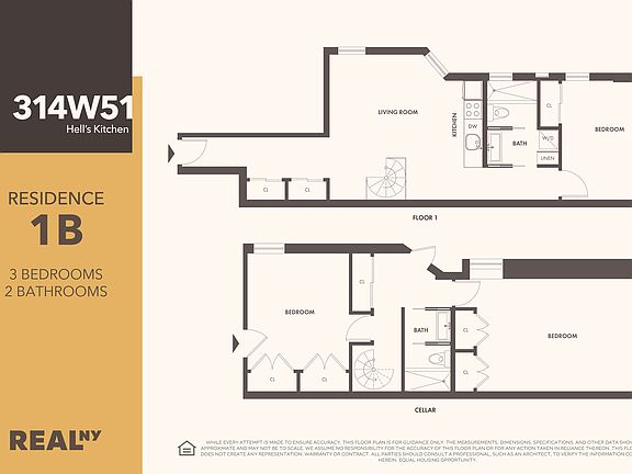 2nd image of 314 W 51st St APT 1B