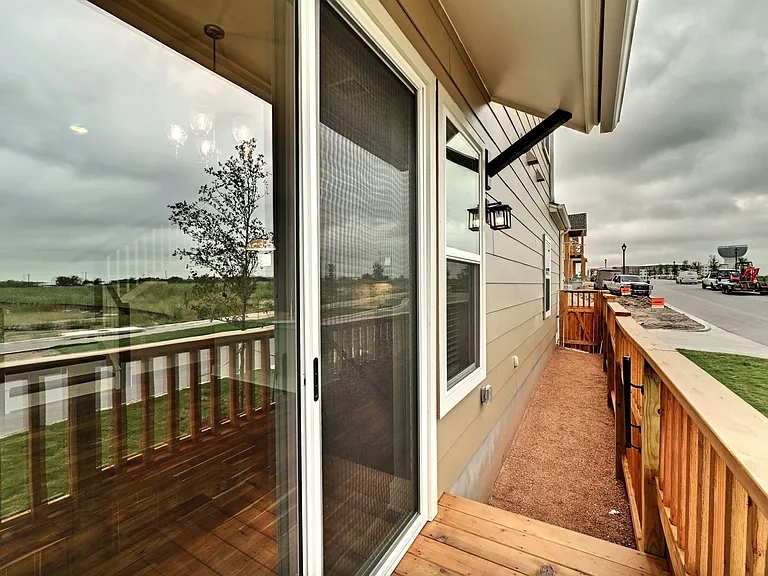 Back patio view
