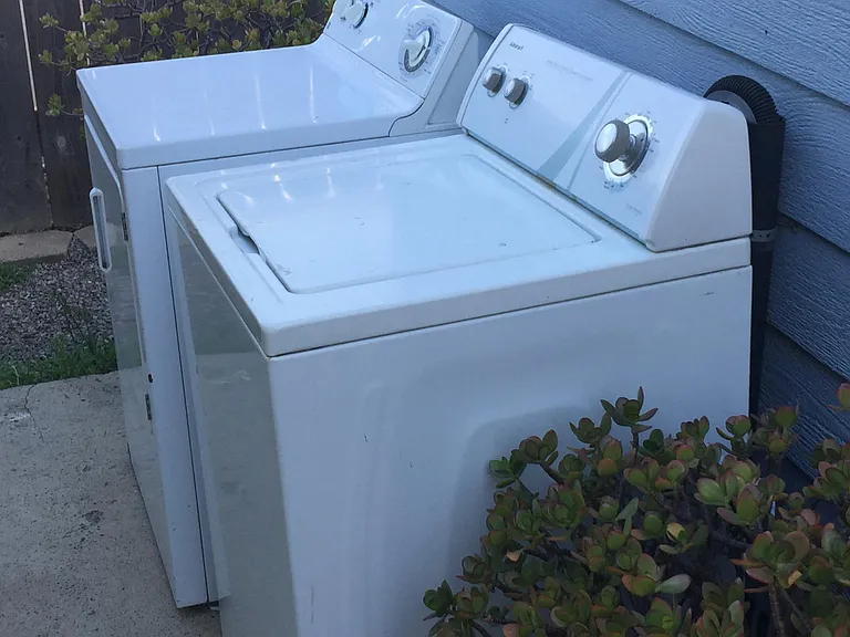 Washer and Dryer hook-ups outside.