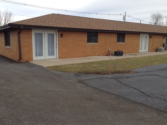 Rear view ... small patio outside french doors