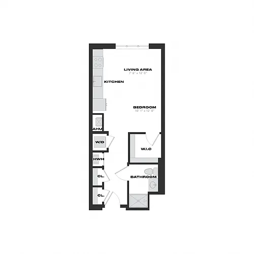 Floor plan Studio-S5