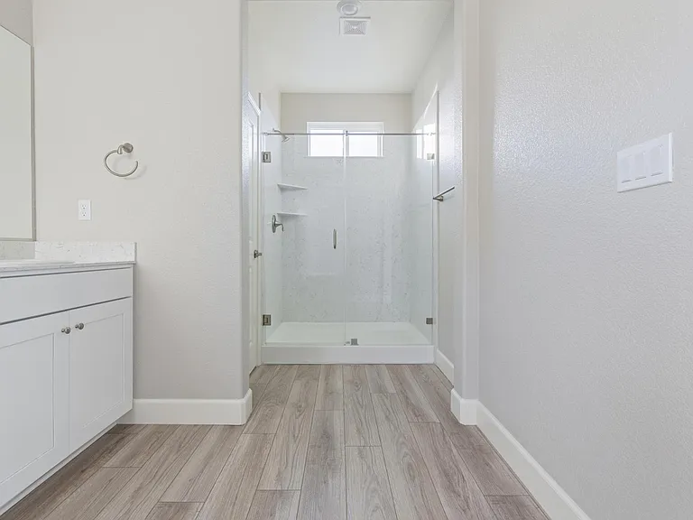 Master shower