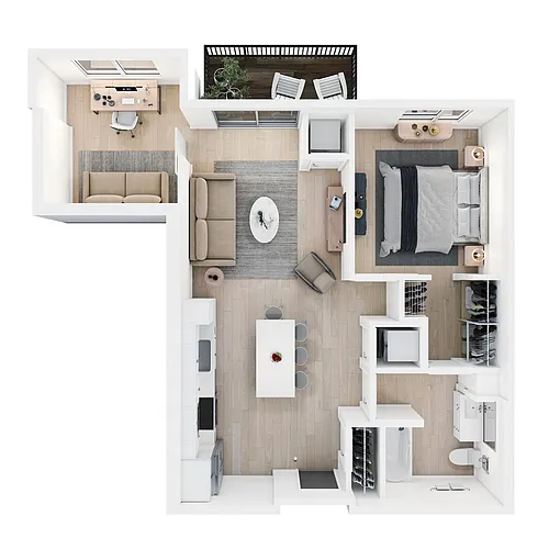 Floor plan Ridge with Den