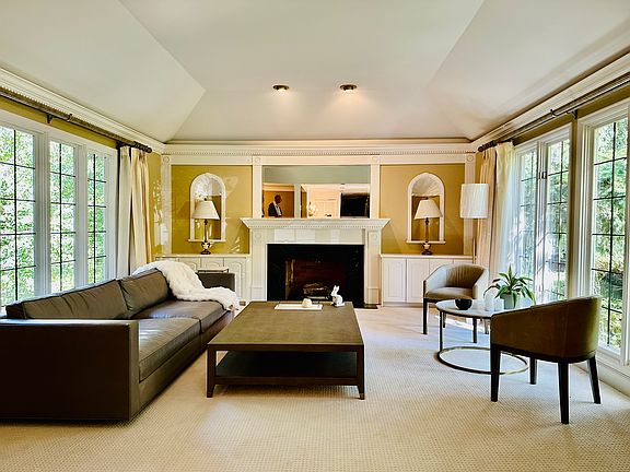 South side of the family room with fireplace