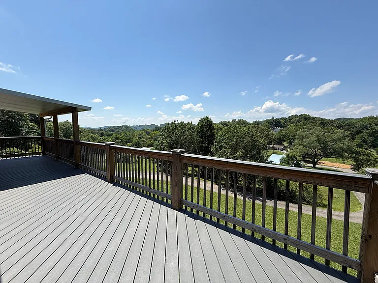 Front Porch outside the Master Bedroom doors.