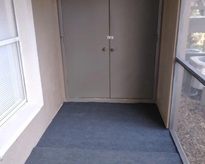 Private laundry area