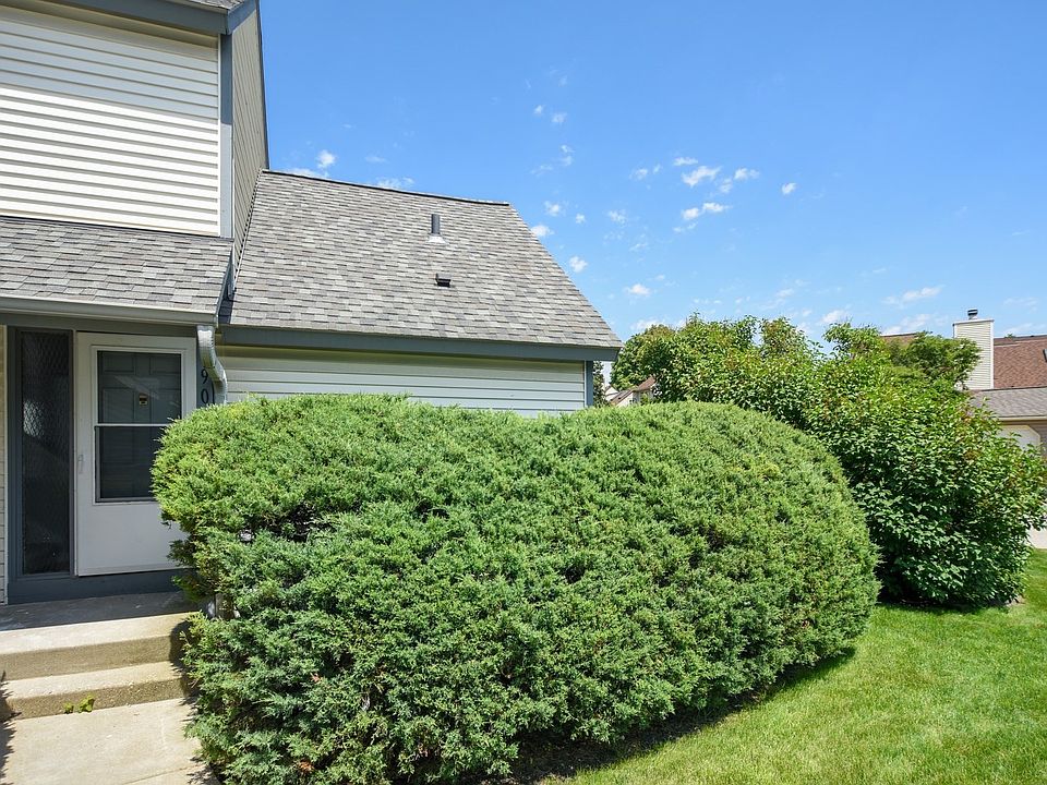 Overgrown bush in the front will be removed this year