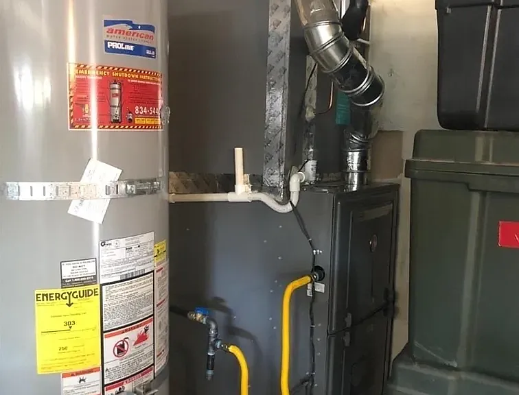 AC system and water heater