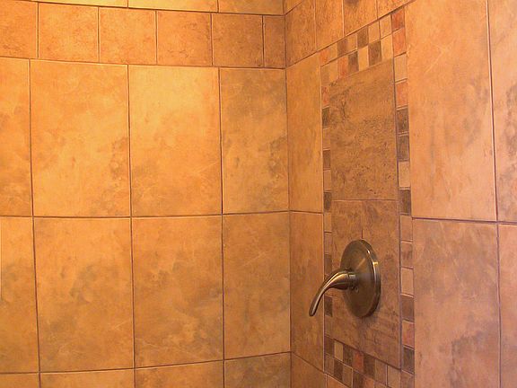 Tiled Shower - detail