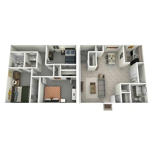 Floor plan 3x1.5-TH