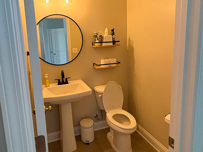 Downstairs half bath