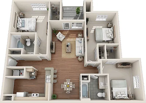 Floor plan Phase I - C1