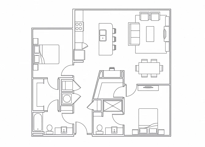 Floor plan B3