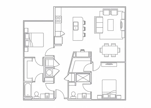 Floor plan B3