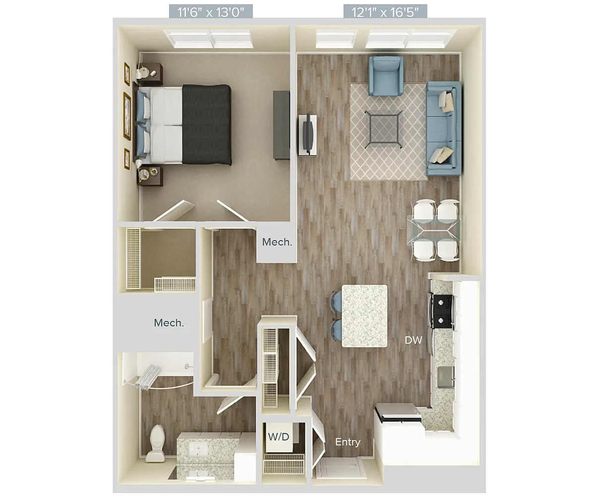 Floor plan A6-808