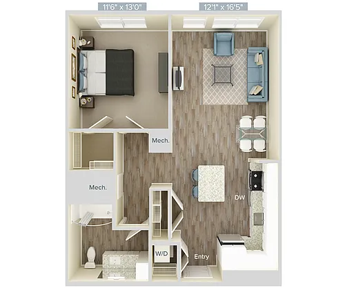 Floor plan A6-808