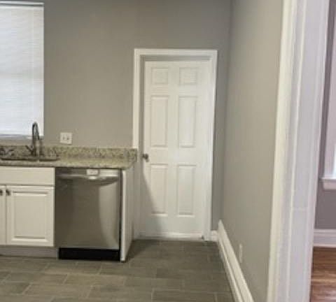 rear kitchen door leading to rear foyer with washer/dryer hookups
