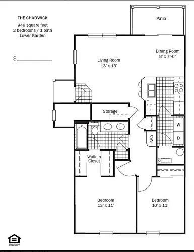 Floor plan Chadwick