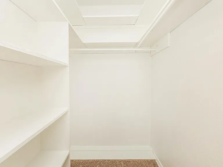 Generous storage area ideal for seasonal items, linens, and more.